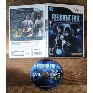 Resident Evil: The Darkside Chronicles (Nintendo Wii, 2009) No Manual - Tested